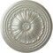 Ekena Millwork Alexa Ceiling Medallion (Fits Canopies up to 2 7/8"), Hand-Painted Flash Copper, 20 1/2"OD x 1 7/8"P CM20ALFCS - alternate 1